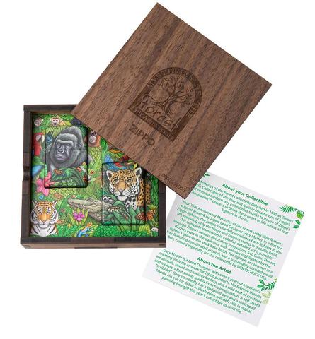Zippo 25th Anniversary Mysteries of the Forest Set