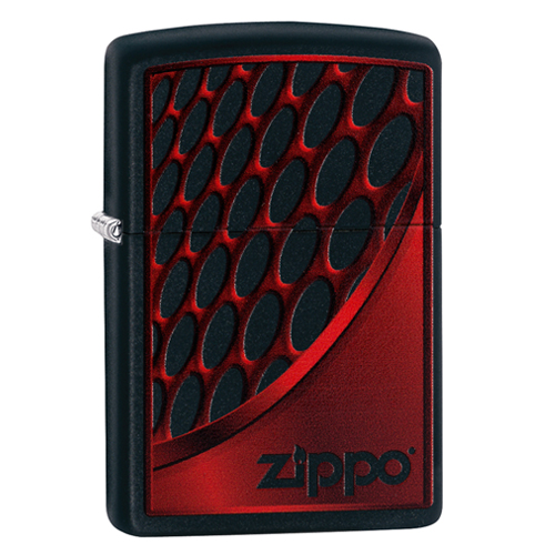Zippo aansteker Red and Chrome