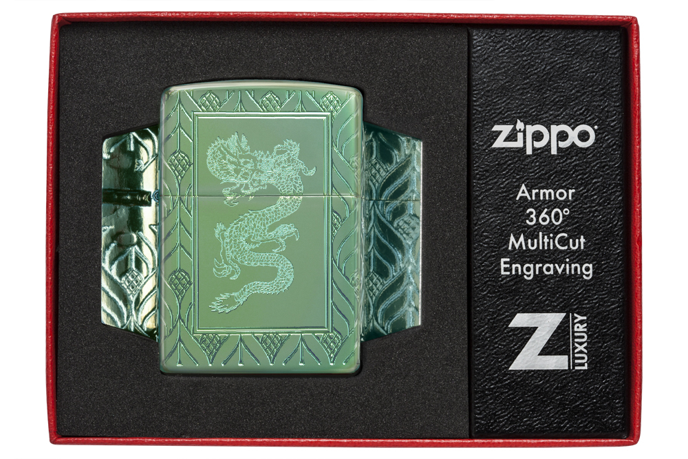 Zippo aansteker Asia Dragon verpakking