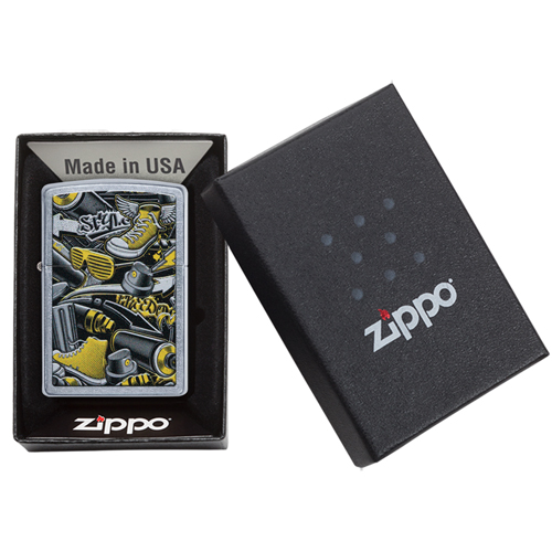Zippo aansteker Graffiti verpakking