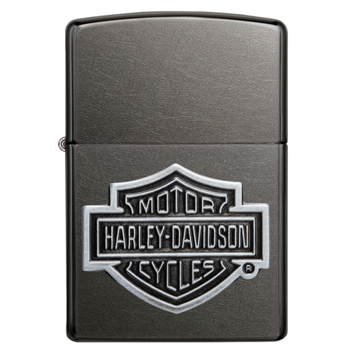 Zippo aansteker Harley Davidson Logo Gray