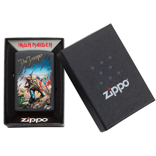 Zippo aansteker Iron Maiden The Trooper verpakking