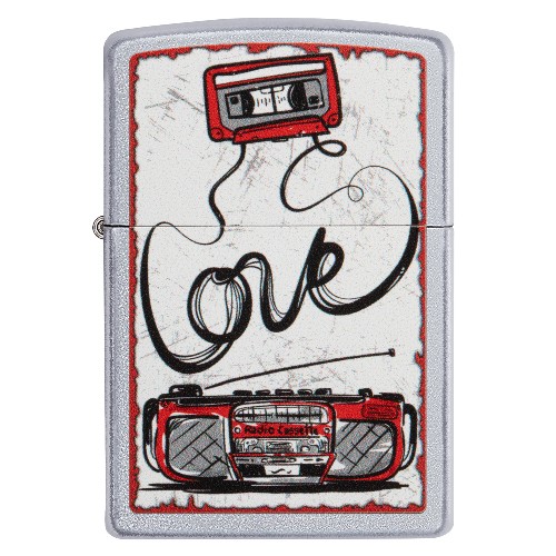 Zippo aansteker Love Tape Cassette
