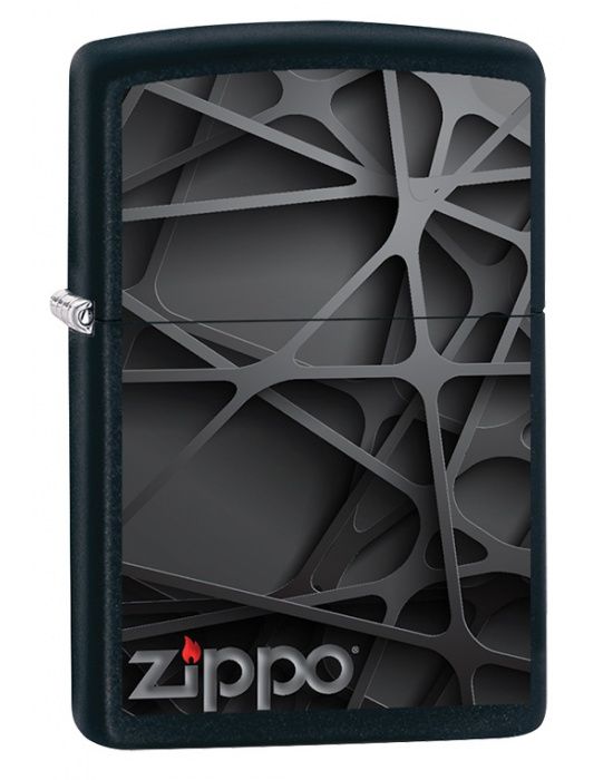 Zippo Aansteker Black Abstract Design