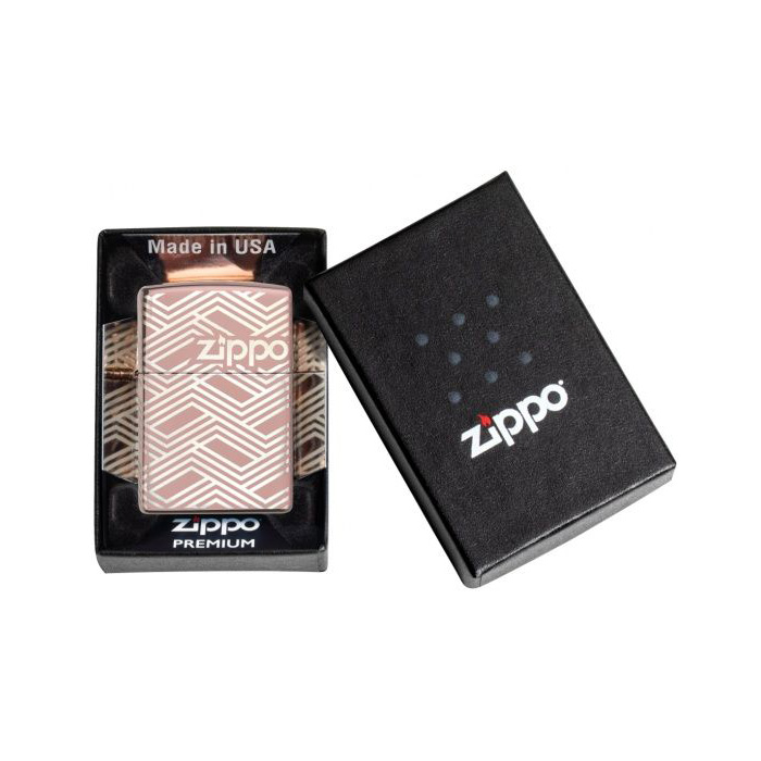 Zippo aansteker Abstract Laser Design