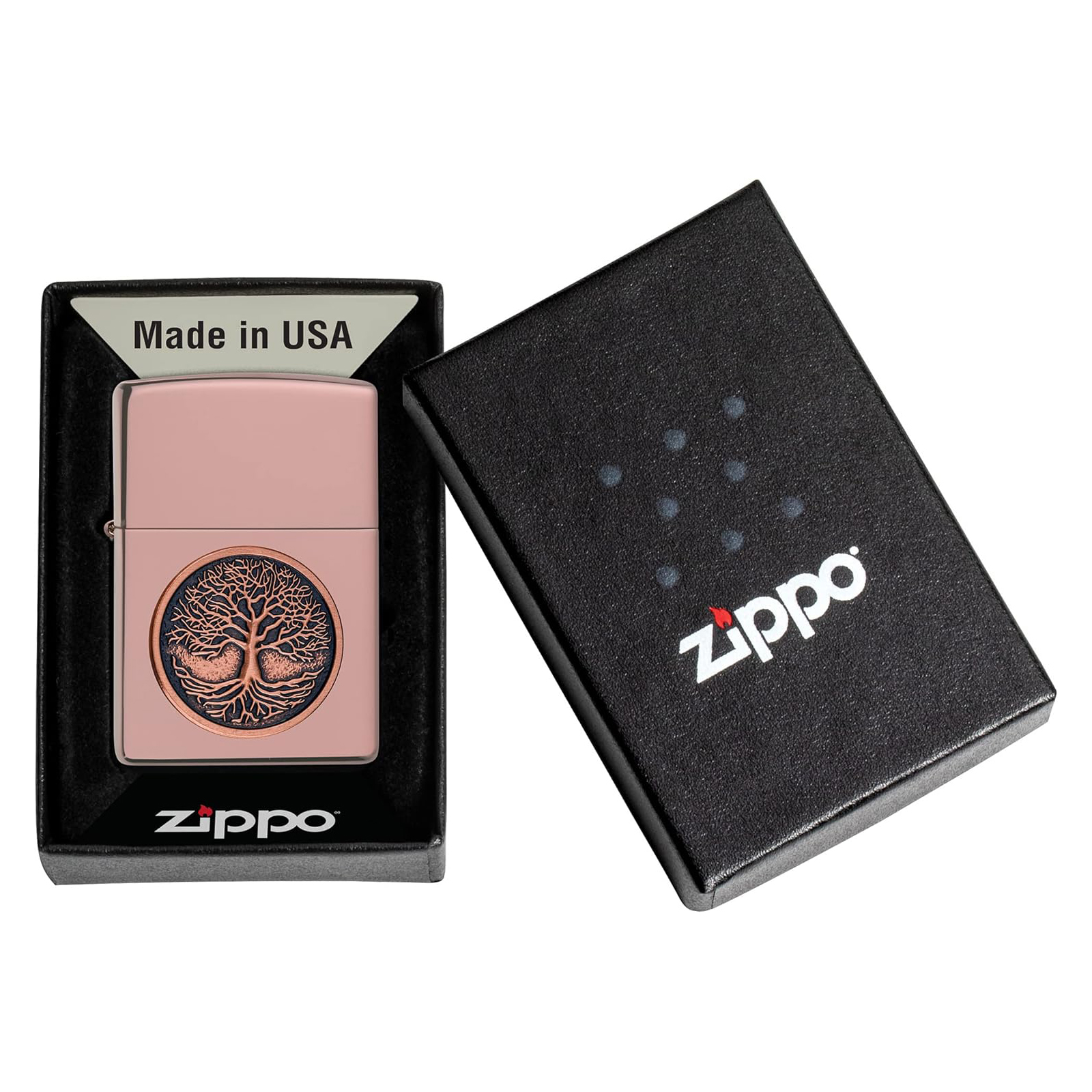 Zippo aansteker Tree Of Life Emblem Design 3