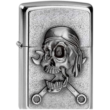 Zippo aansteker Mechanic Skull