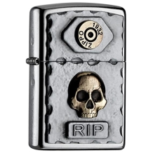 Zippo aansteker Rest in Peace
