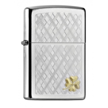 Zippo Aansteker Stunning Four Leaf Clover