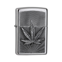 Zippo aansteker Hemp Leaf Emblem