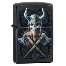 Zippo aansteker Anne Stokes Viking