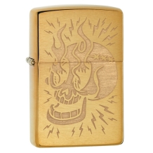 Zippo aansteker Tattoo skull design