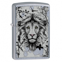 Zippo aansteker Lion head Design