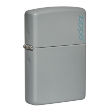 Zippo aansteker Flat Grey with Zippo logo