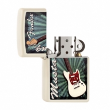 Zippo aansteker Mustang creme