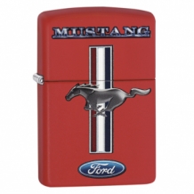 Zippo aansteker Ford Mustang Red