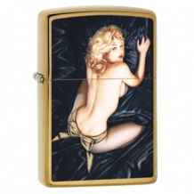 Zippo aansteker Olivia Brass Brushed