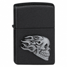 Zippo aansteker Space Flame Skull