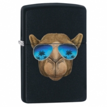 Zippo aansteker Camel with sunglasses