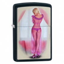 Zippo aansteker Pink Lady