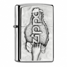 Zippo aansteker torn paper emblem