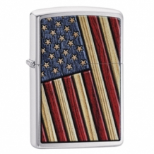 Zippo aansteker Wooden Flag