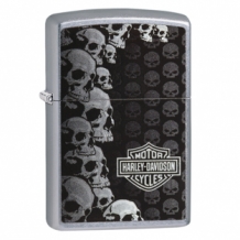 Zippo aansteker Harley-Davidson Massive Skulls