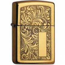 Zippo aansteker regular venetian brass