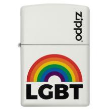 Zippo aansteker rainbow design LGBT