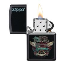 Zippo aansteker tattoo design