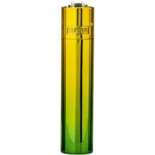 Clipper aansteker metal green gradient