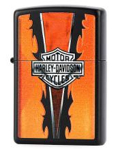 Zippo Harley Davidson black and orange