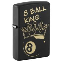 Zippo aansteker 8 Ball King Design