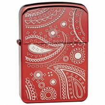 Zippo aansteker Arabesque Florence Replica 1941 Red