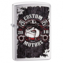 Zippo aansteker Bull Dog Pistons