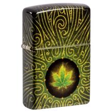 Zippo aansteker Cannabis Circle Design