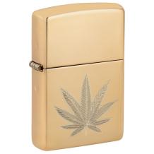 Zippo aansteker Cannabis Leaf
