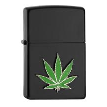 Zippo aansteker Cannabis Leaf Design