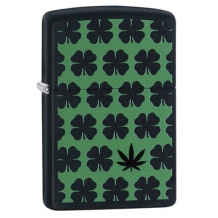 Zippo aansteker Clovers and Leaf