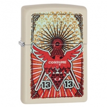 Zippo aansteker Eagle Skull 13