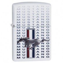 Zippo aansteker Ford Mustang Matte White