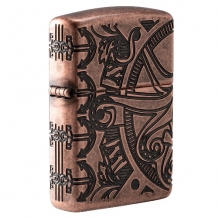 Zippo aansteker Nautical Scene voorzijde