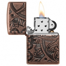 Zippo aansteker Nautical Scene open