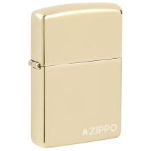Zippo aansteker regular Champagne with logo