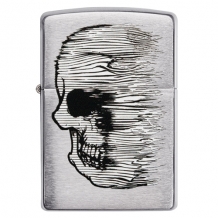 Zippo aansteker Skull Lined