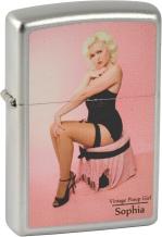 Zippo aansteker vintage Pinup Sophia Limited Edition
