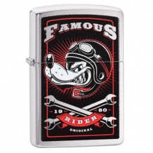 Zippo aansteker Wolf Cycle Rider