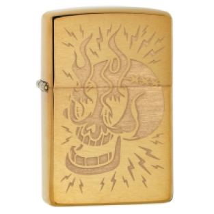 Zippo aansteker Tattoo skull design
