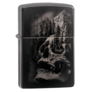 Zippo aansteker Skull Mountain Design