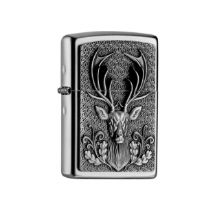 Zippo aansteker 3D Deer Head